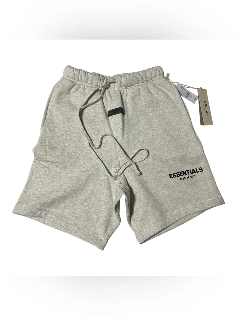 Fear of God ESSENTIALS Light Oatmeal Shorts XS New FW